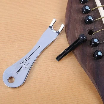 Gitarren-Steg-Pin-Abzieher aus Legierung - Werkzeug zum Entfernen von Saitenwirbeln