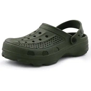 Comwarm Herren-Clogs, Hausschuhe, atmungsaktiv, für den Garten, rutschfest, bequem, Strandschuhe