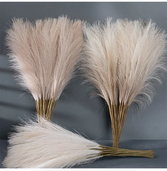 Flauschigen Pampas Gras Boho Dekor Künstliche Blume Gefälschte Pflanze Reed Simulierte Party Hochzeit Hause