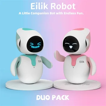 Duo-Pack Eilik Smart Robot KI-Roboter mit Künstlicher Intelligenz Begleiter für Kinder und Erwachsene