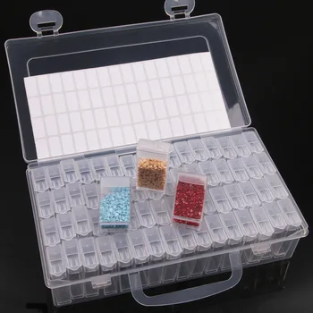 5D DIY Diamant Malerei Werkzeuge Zubehör Lagerung Box Container Diamant Stickerei Zubehör Bohrer Box Mosaik