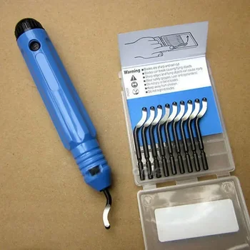 Griff Grat Metall Reparatur Entgraten Tool Kit NB1100 Router Bit Rotary Entgraten BS1010 Klingen Entferner