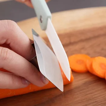 Fingerschutz für Sicheres Schneiden, Hochleistungs-Edelstahl Anti-Schnitt-Schutz, Rutschfester Griff