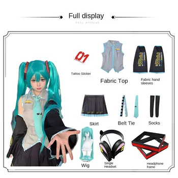 Cos-Anzug, sekundärer Animations-Rollenspielanzug, virtueller Idol-Cosplay-Anzug, komplettes Set