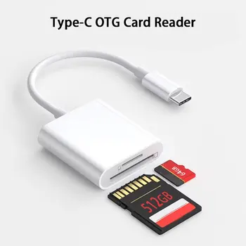 2-in-1 USB-C-Kartenleser, USB C zu SD-Karte OTG SD/TF Speicherkonverter für Ipad Pro, für MacBook und andere