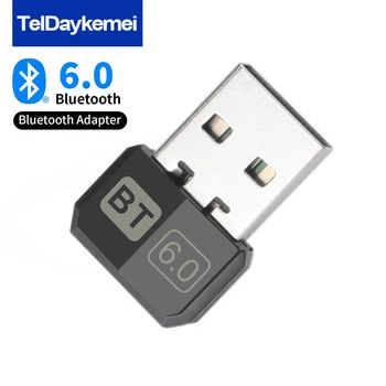 Bluetooth-Adapter USB Bluetooth 6.0 5.4 für PC Dongle Drahtlose Maus Tastatur Musik Audio Receiver USB Sender