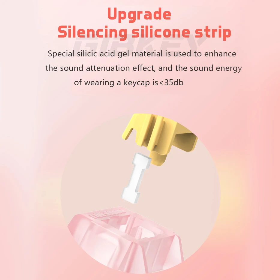 Outemu Silent Peach V3 Schalter geschmiert stumm Zitrone V3 – Bild 3