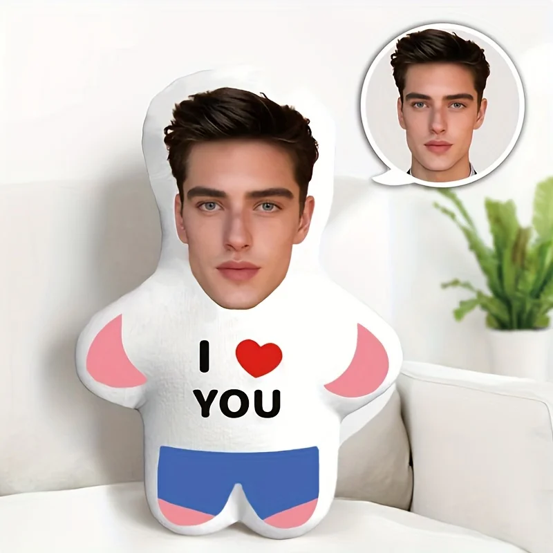 Maßgeschneidertes Mini-Plüschpuppe „I Love You“