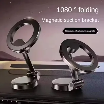 Faltbarer Magnet-Autohalter für Mobiltelefone mit MagSafe 360 ° Verstellbare Magnetische Autohalterung