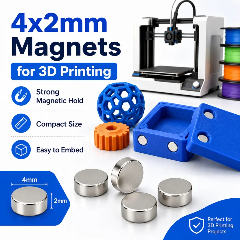 3D-Druck Werkzeugset 4x2mm 3D-Druck Magnete N35 NdFeB – Bild 2