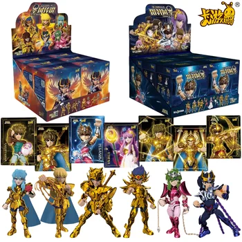 Kayou Saint Seiya Blind Box Pegasus Aiolos Schütze ‌ ‌ Leo Skorpion Milo Gold Saint Zusammengebautes Modell