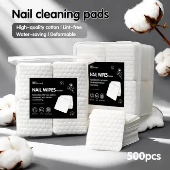 Klimonla 200/500 Stück/Packung/Box Solide Langlebige Nagelwerkzeuge Maniküre Gel-Nagellack-Entferner-Pads