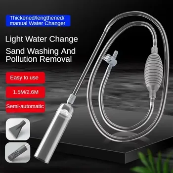 Aquarium Siphon Vakuumkies Großer Wasserwechsler Aquarium Sand Reinigung und Wasserwechsel Reinigungsset