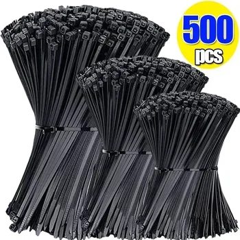 Kabelbinder-Set Nylon, verstellbar, 100 oder 500 Stück