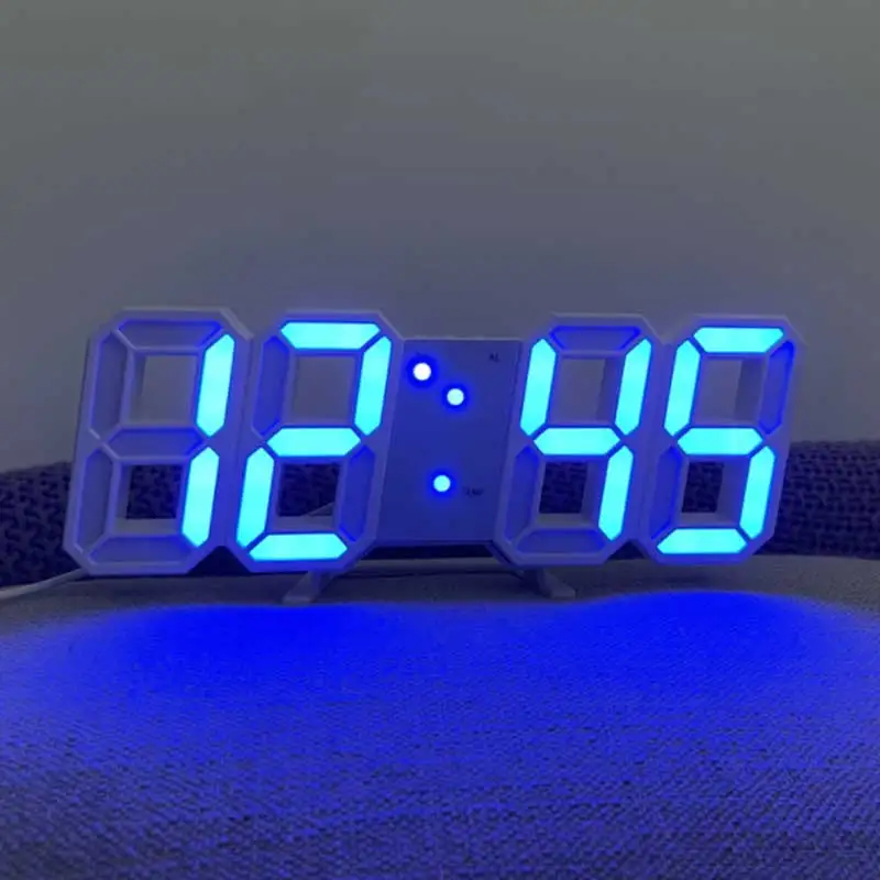 Einfache Mode Elektronische Uhr 3D Leuchtende Digitaluhr – Bild 3