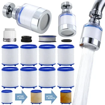 Wasserhahn-Filterelemente, Wasserreiniger-Filter, um den Chlor zu entfernen, schwerer Wasserhahn-Adapter aus