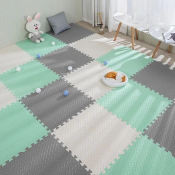 Schaum Baby Spielen Matte Puzzle Matte Kinder Ineinandergreifende Übung Fliesen Teppiche Puzzle (16 Stück)
