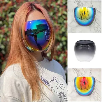 Sonnenbrille Frauen Männer Schutz Gesichtsschutz Brille Vollgesichtsbedeckte Sphärische Linse Anti-Spray
