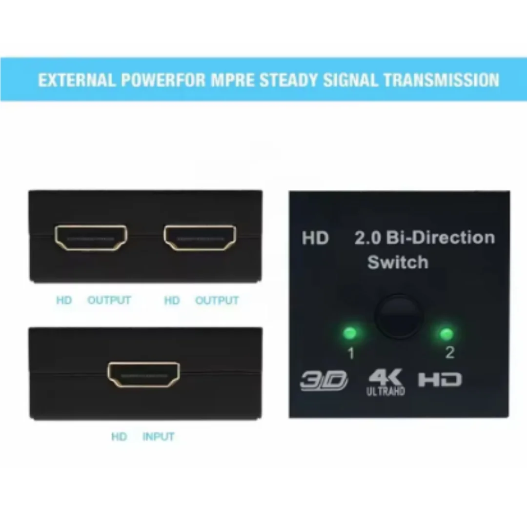 4K Switch Bi-Direction 2.0 Splitter HDMI-kompatibler 1x2/2x1 – Bild 5