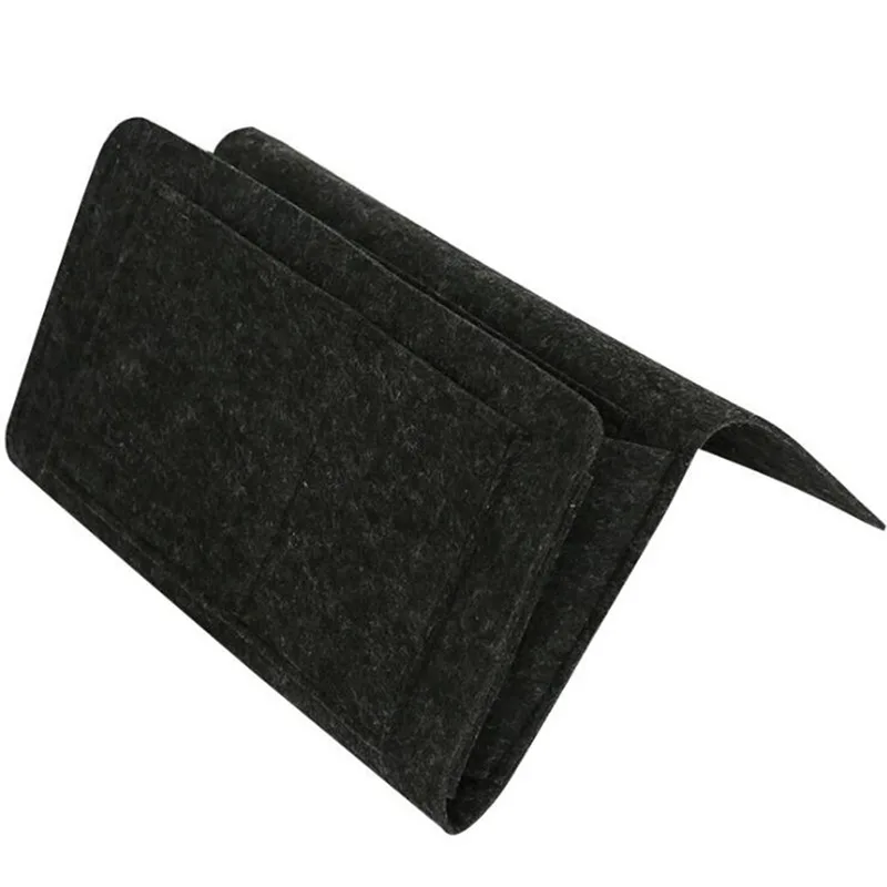 Filz Nachttisch Aufbewahrungstasche Organizer Bett – Bild 6