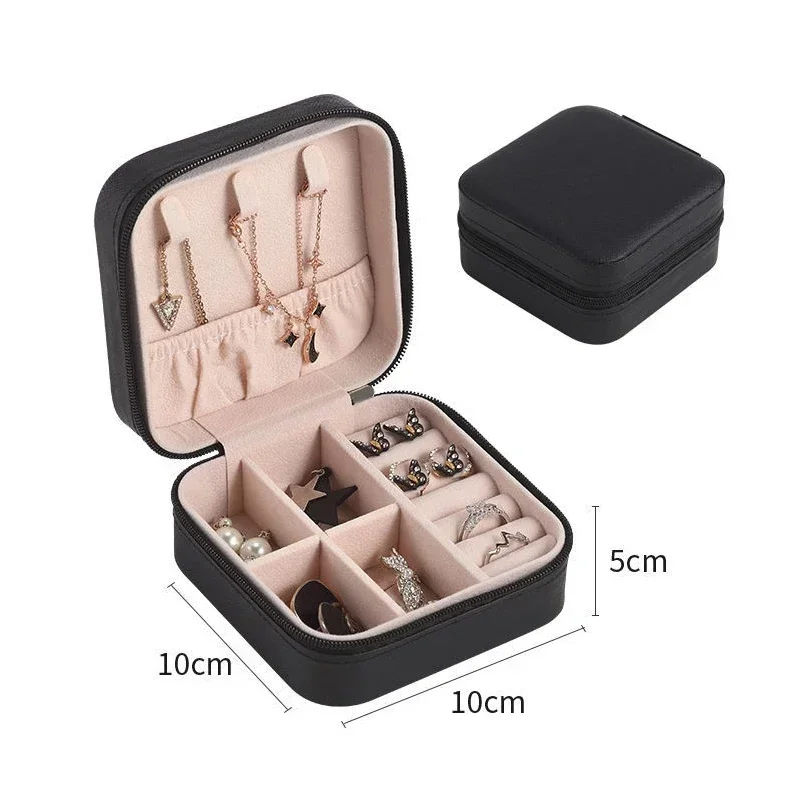 Schmuck Organizer Display Reise Schmuck Fall Boxen Tragbare – Bild 3