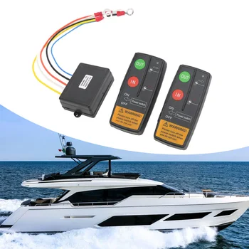 Drahtlose Winde Fernbedienung Kit 2 Fernbedienung Abstand DC12V 24V 434MHz für Autos ATVs LKW
