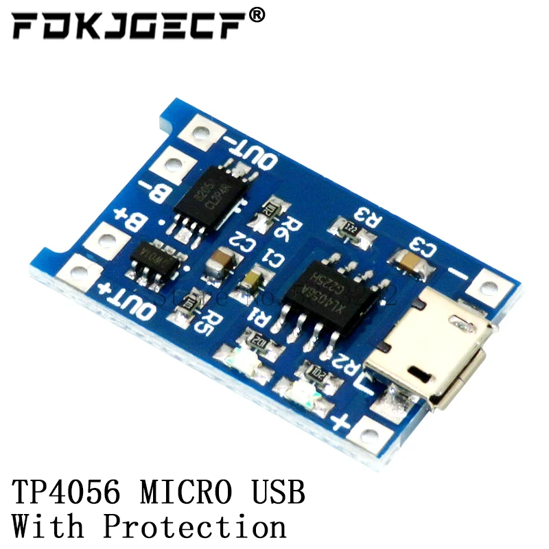 TP4056 Mit Schutz Dual Funktionen 5V 1A Mini Micro TYPE-C USB – Bild 3