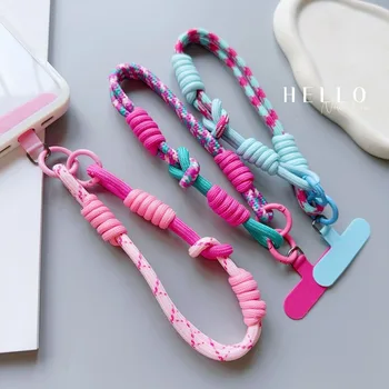 Handy Straps Hängen Schnur Handy Lanyard Kurze Handgelenk Strap Charme Anti-verloren Kette für Frauen