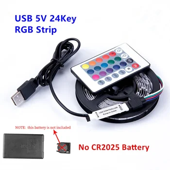 RGB LED Streifen Licht 5V USB 60 LEDs/m 2835 SMD LED Flexible Band HDTV TV Desktop PC unteren Bildschirm