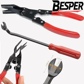 Auto Clip Entfernung Zangen Werkzeuge Auto Körper Panel Tür Verschluss Push Pin Trim Removal Tool Kit