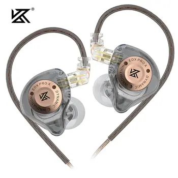 KZ EDX PRO X Wired Kopfhörer HIFI Stereo Bass Musik Ohrhörer In Ear Sport Kopfhörer Noise Cancelling Gaming