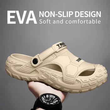 2026 Sommer-: Herren-EVA-Sandalen mit dicker, weicher Sohle für Outdoor-Aktivitäten, Strand, Freizeit