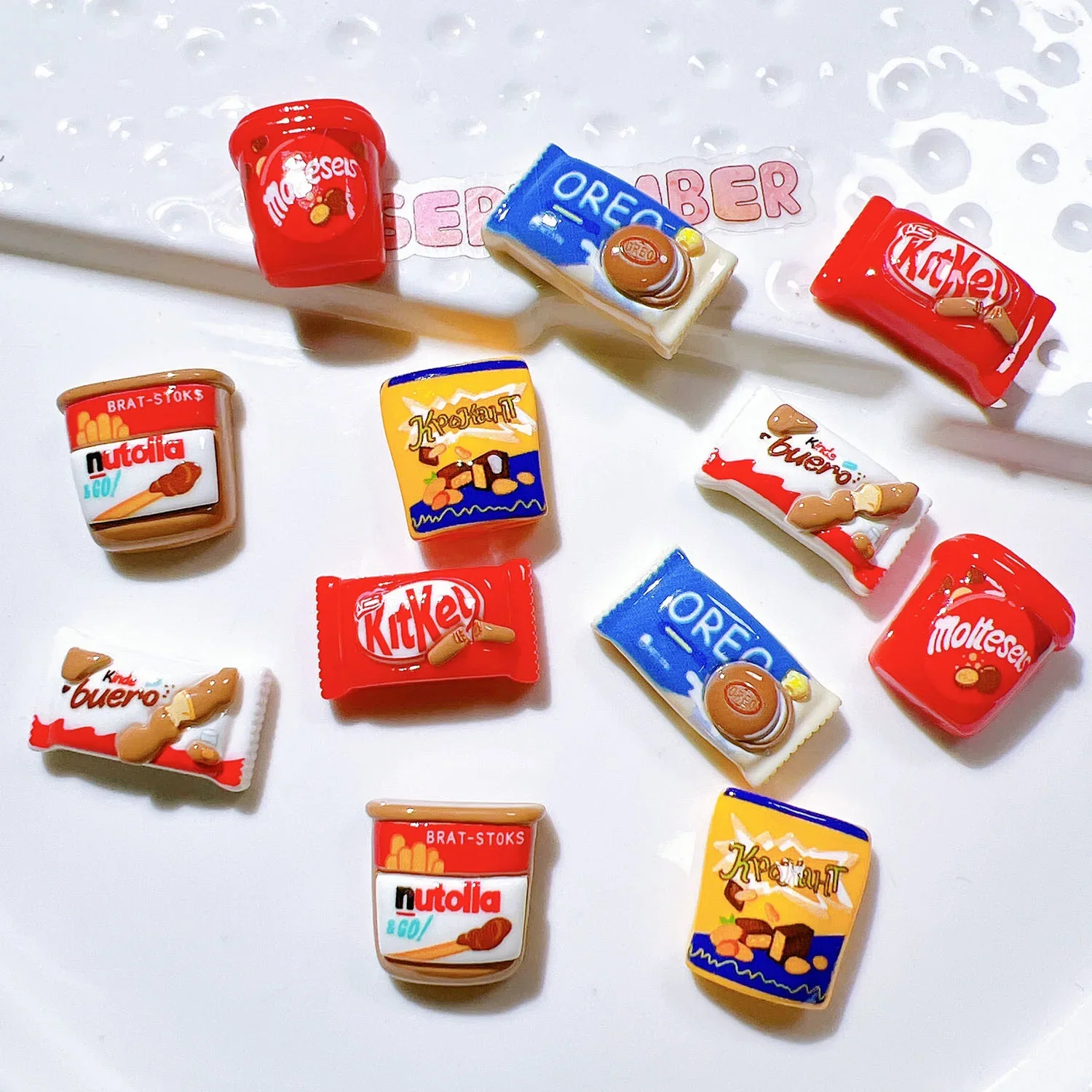 6 Stück Kühlschrankmagnete mit Cartoon-Snacks, niedliche – Bild 2