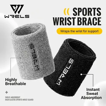 WRELS Schweißband, saugfähiges, dickes Frottee-Handgelenkband für Fitness, Basketball, Tennis, Yoga