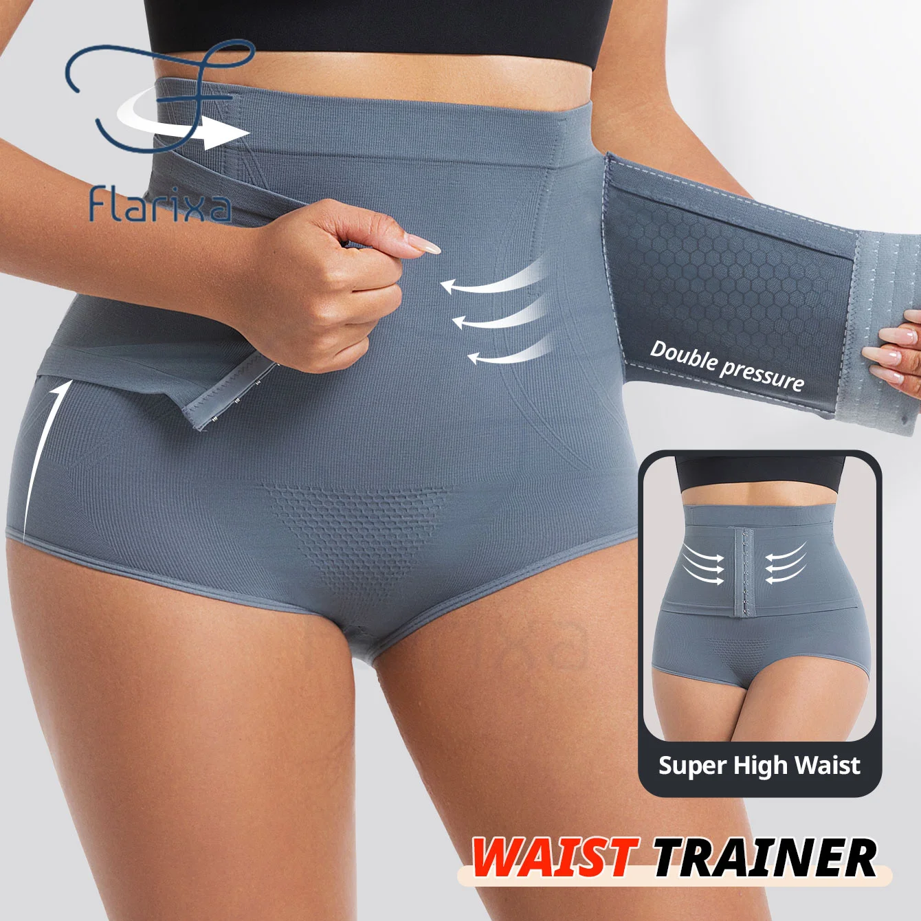 Frauen Nahtlose Hohe Taille Taille Cincher Panty Briefs