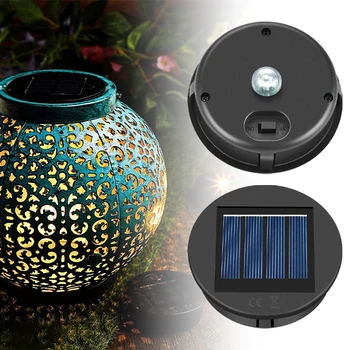 Solar Laterne Ersatzteile Outdoor Hohl Projektion Laterne Elektronische Zubehör Geeignet für Outdoor Hängen