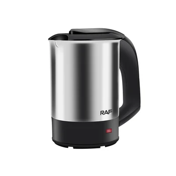 Mini-Wasserkocher für Tee, Kaffee, Edelstahl, 1000 W, tragbarer Reise-Wasserkocher, 0,5 l