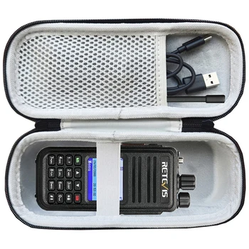 Harte EVA-Reisebox Aufbewahrungstasche Tragetasche für Retevis RT3S Walkie-Talkie DMR-Funkgerät