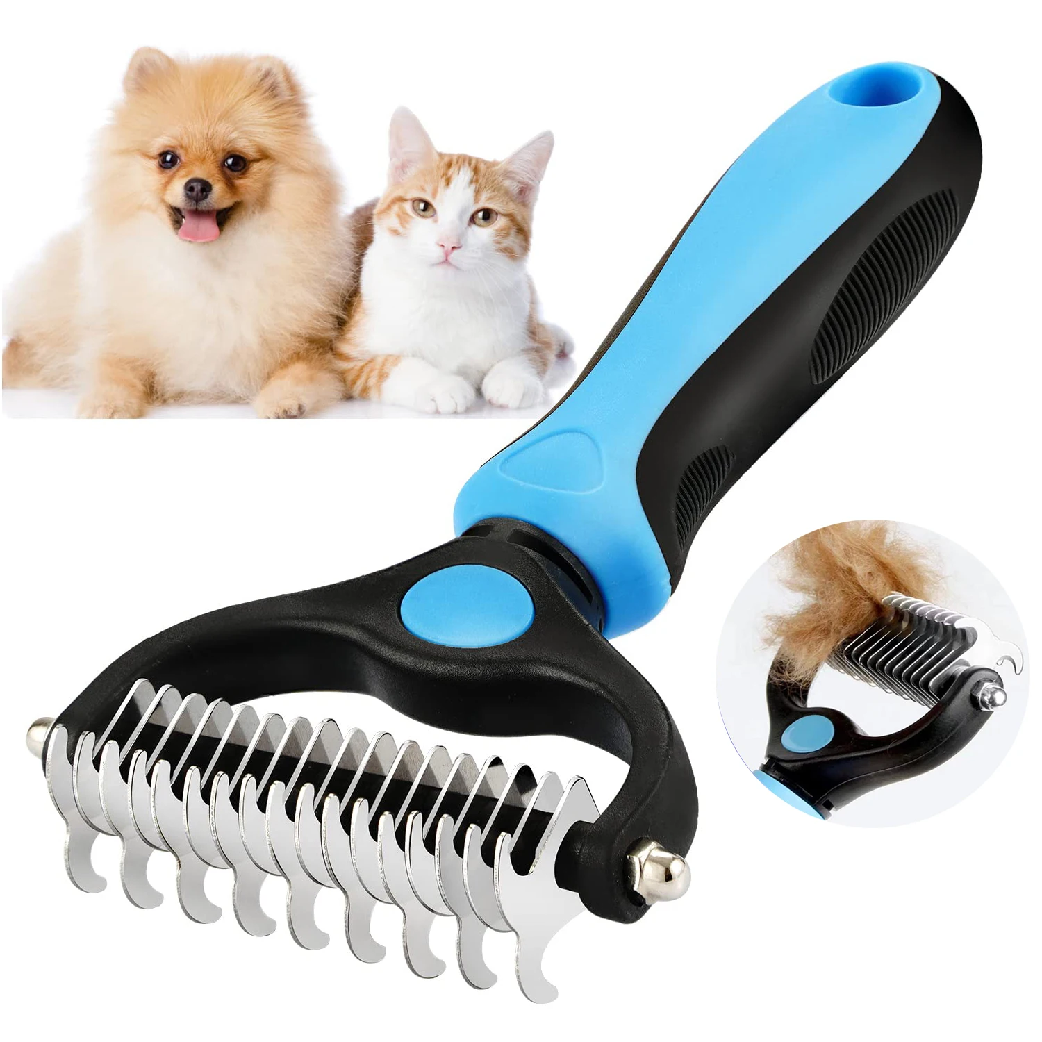 Professionelle Pet Enthaarung Pinsel Hund Haarentferner