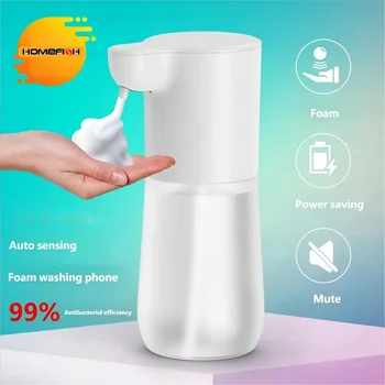 HOMEFISH Intelligenter Automatischer Sensor-Schaumspender Berührungsloser Infrarot-Seifenspender Typ-C