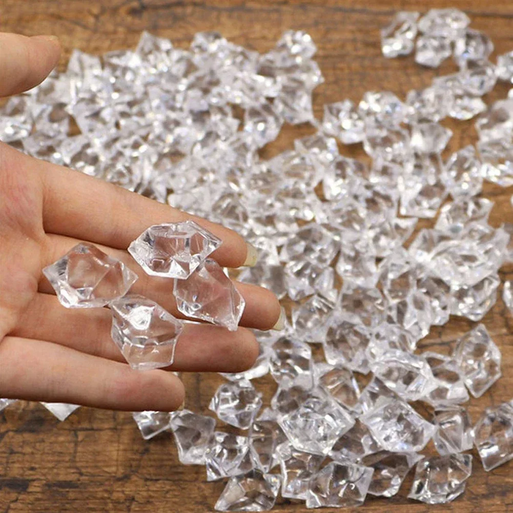 100/200 Stück Kristallklare, transparente, künstliche