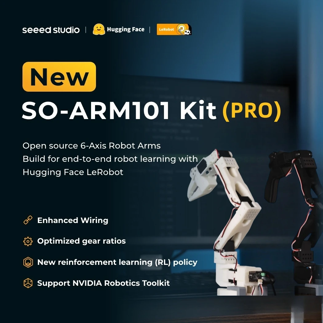 SO-ARM101 Roboterarm-Servo-Kit Pro, ohne 3D-Druckteile