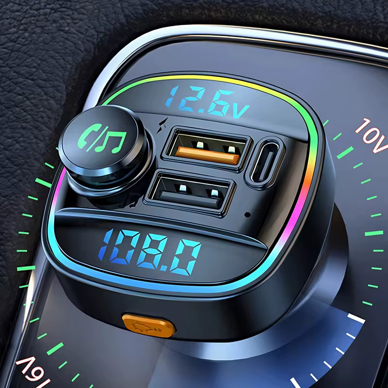 Bluetooth 5.0 FM-Transmitter Freisprecheinrichtung Autoradio