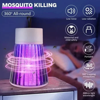 Elektrische Schock Bug Zapper Moskito Mörder Lampe UV Licht Anti Moskito Fliegen Insekten Falle Wasserdichte
