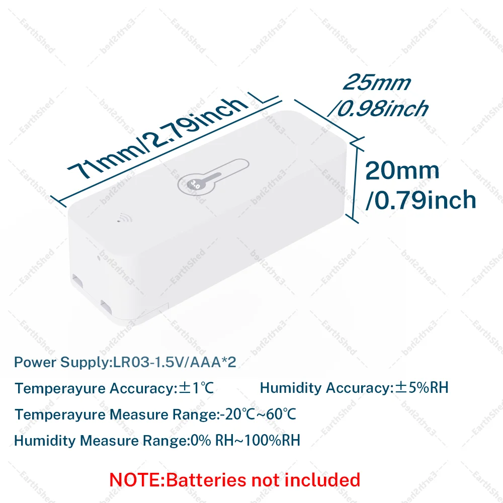 Zigbee 3.0 Temperatur- und Feuchtigkeitssensor Zigbee Hub – Bild 6