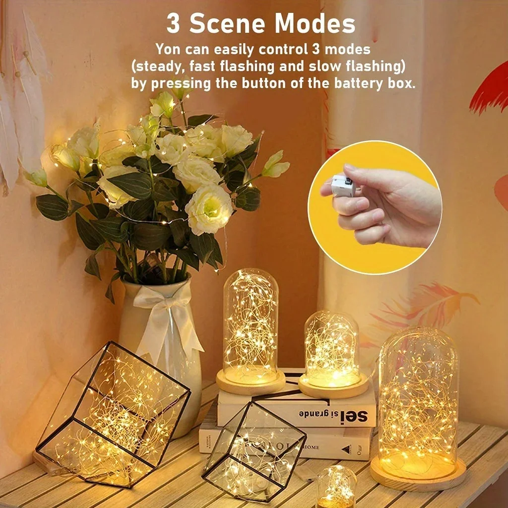 10er-Pack wasserdichte Mini-Lichterketten für den – Bild 5