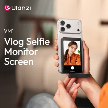 Ulanzi VM1 Vlog Selfie-Monitor-Bildschirm für iPhone 17 16 15, Selfie-Monitor-Bildschirm mit Magnetring