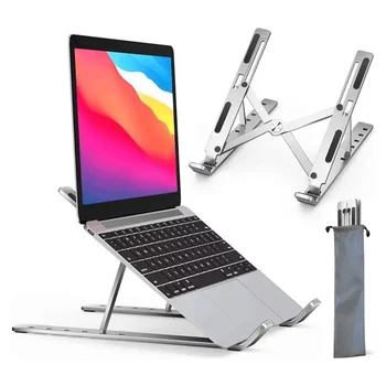 Einstellbare Aluminium Legierung Laptop Halter Notebook Stand Hebe Kühlung Halterung Für Macbook Lenovo