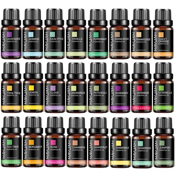 MAYJAM 10 ml ätherisches Öl Lavendel Jasmin Eukalyptus Vanille Sandelholz Bergamotte Rosmarin Citronella Zimt