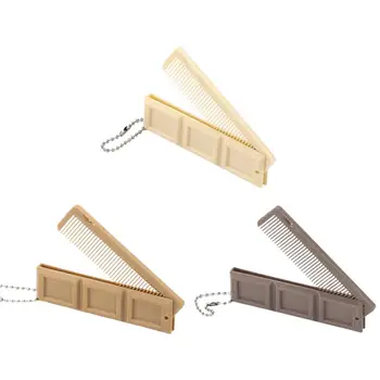 2-in-1-Kamm aus Kunststoff mit innovativem, schokoladeninspiriertem Design, umweltfreundlichem ABS-Material